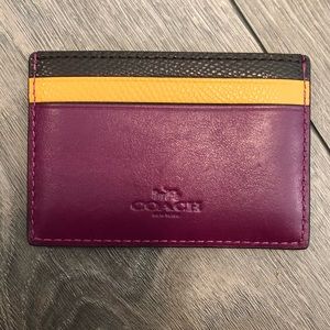 NWT Coach Credit Card Holder